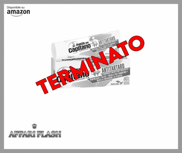 Pasta del Capitano, Dentifricio Antitartaro Bio, Dona Freschezza e Rinfresca l’Alito, Ideale per i Fumatori, Aiuta a Prevenire la Placca, 100% Made in Italy, Tubetto da 75 ml