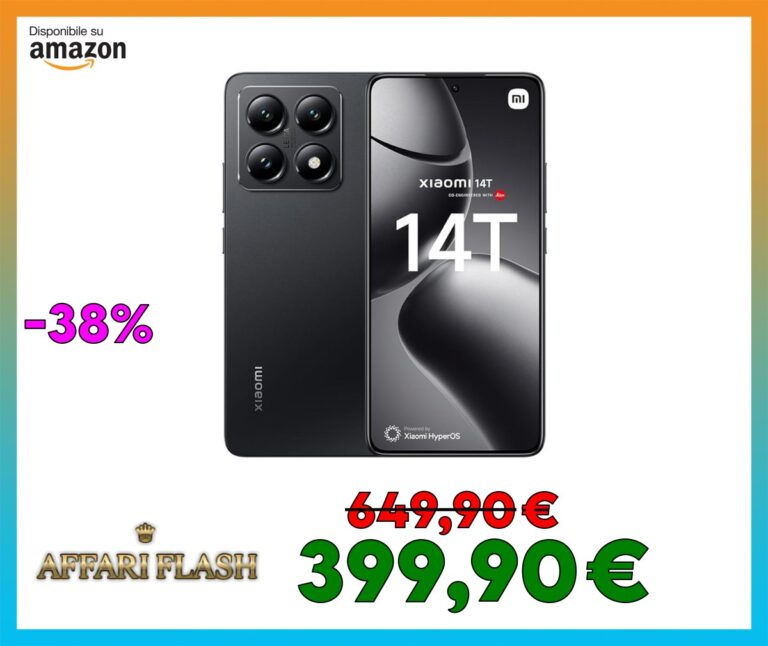 Xiaomi 14T (Smartphone) Display da 6.67” AI, MTK 8300