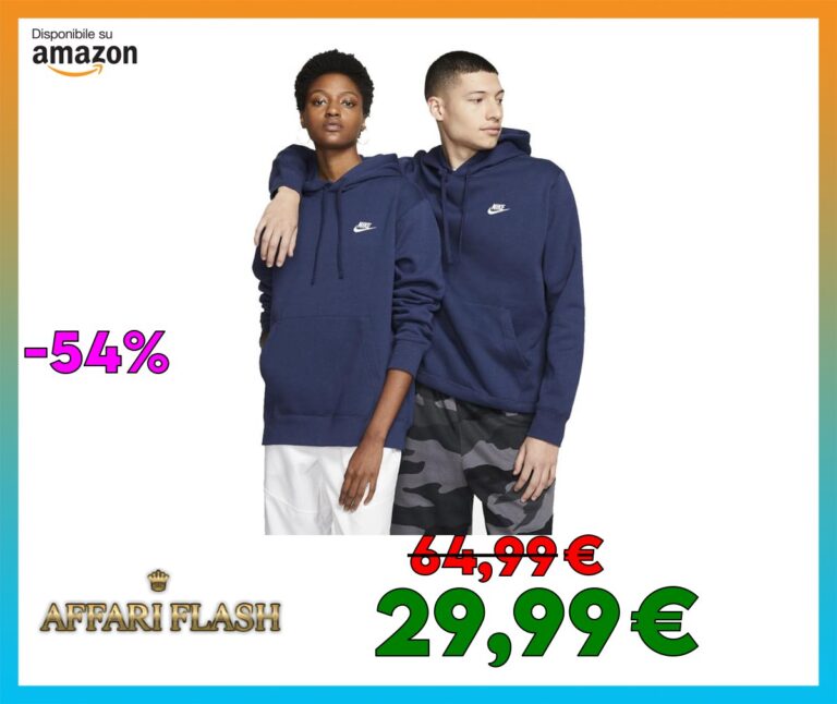 Nike M NSW Club Hoodie Po BB Maglia Lunga Uomo