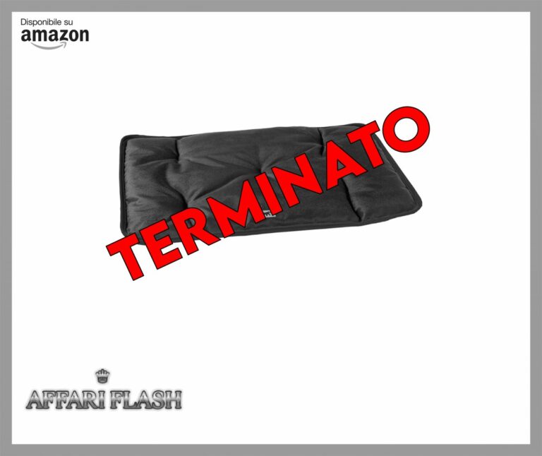 Ferplast Cuccia Cane Cuscino Cane Cane Taglia Media Tessuto Antigraffio Lavabile in Lavatrice a 30° Materassino Cane Impermeabile 83 x 50 x 3,5 cm.Marrone