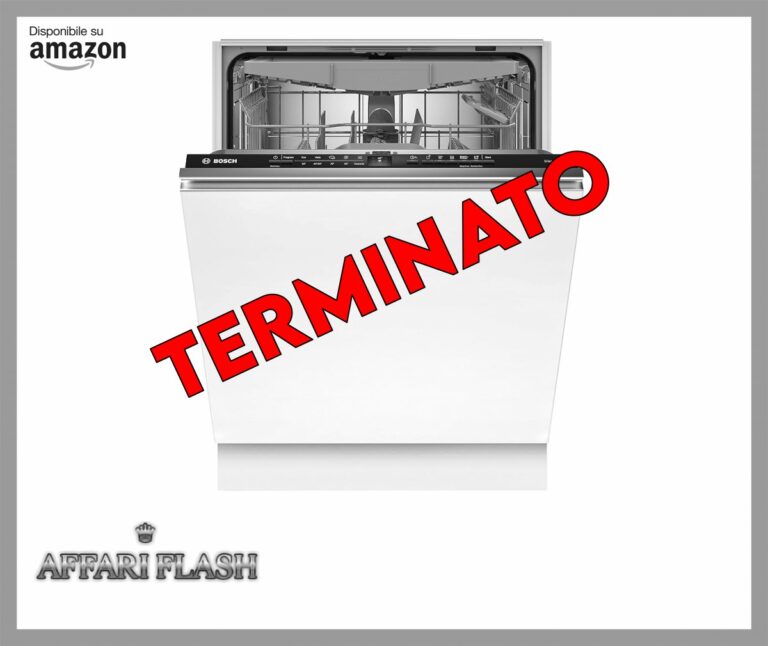 Bosch Elettrodomestici SMV2HVX02E Serie 2, Lavastoviglie da incasso a scomparsa totale, Home Connect, Diagnostica da remoto, Assistente al lavaggio, Programma Preferito, InfoLight, 3 cestello, 60 cm