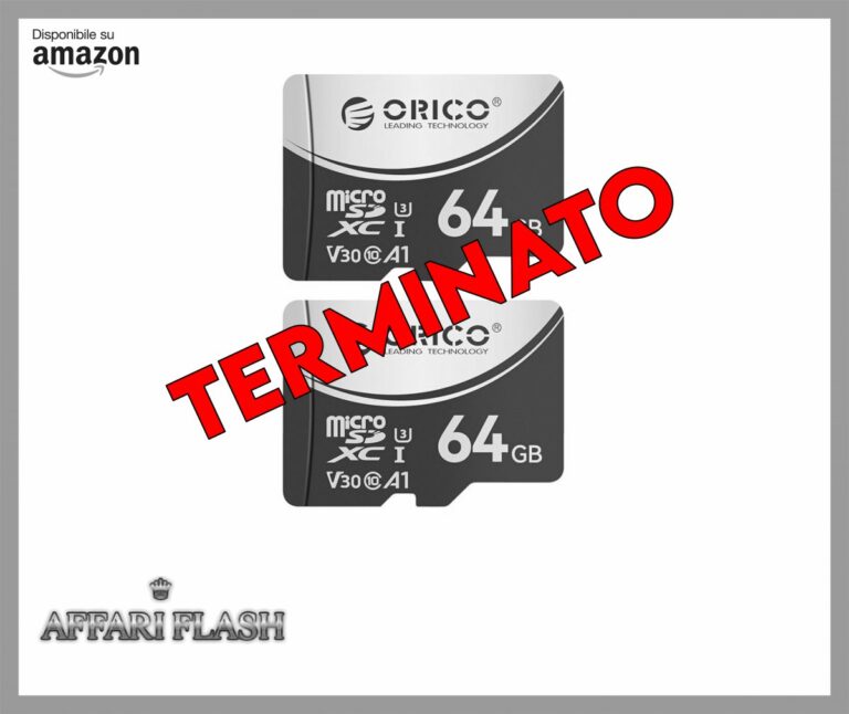Confezione da 2 schede di memoria ORICO F3 da 64 GB, microSDXC UHS