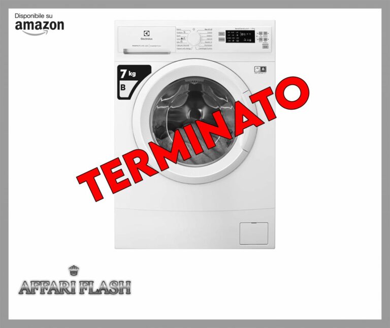 Electrolux EW6S507W Lavatrice Slim a Carica Frontale, Tecnologia SensiCare 600, 7 kg, Partenza Ritardata, Lavaggio Rapido, Display LED, 951 Giri al Minuto, Bianco, Classe B