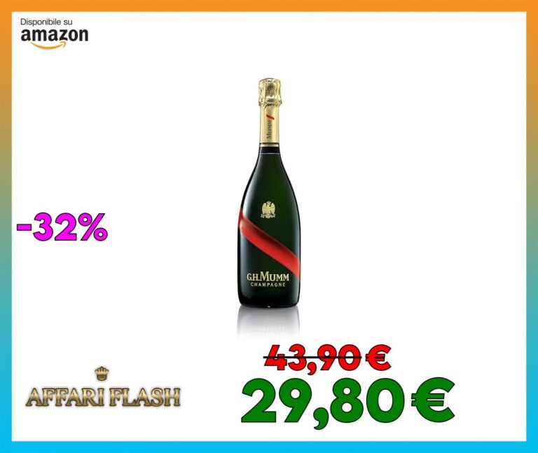 G.H. Mumm Grand Cordon Champagne, Vitigno Pinot Noir, 12% Vol., 75 Cl