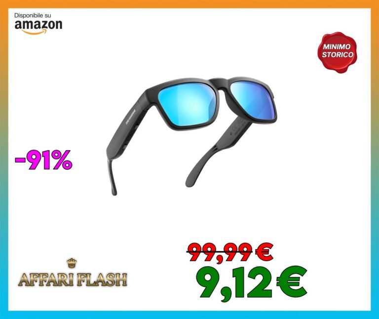 ️ OhO sunshine Smart Glasses,Open Ear Audio for Music and Calls with Volume UP and Down, Bluetooth 5.2 Voice Control IP44 Waterproof Feature for Outdoor Sports