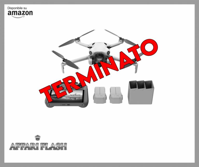 DJI Mini 4 Pro Fly More Combo con DJI RC 2 (radiocomando con schermo), mini drone con telecamera, meno di 249 g, autonomia di volo di 34 minuti, 2 batterie extra, C0