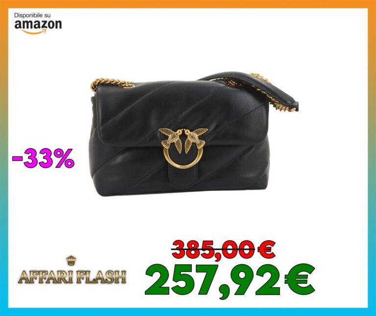 Pinko Love Puff Classic Cl Sheep Nappa, Borsa Donna, Taglia Unica