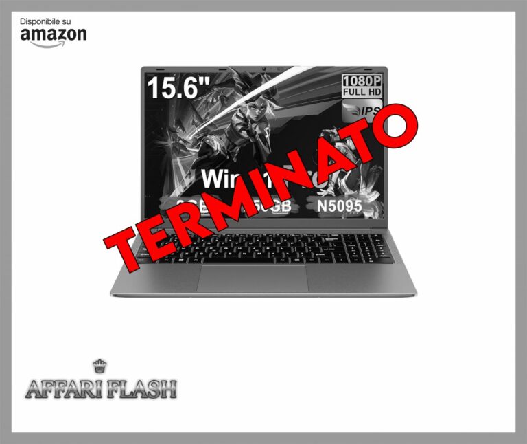 Pc Portatile 15.6 Pollici Celeron N5095 Upto 2,9 GHz Win11 Pro Laptop 8GB RAM 256GB SSD TF 1TB LPDDR4 5G WiFi 1920*1080 FHD USB 3.0 Widevine L1 Computer Portatile Con il Topo Film Italiano