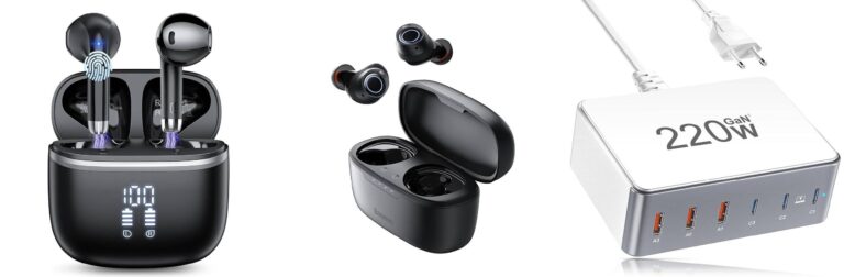 HOIFA Cuffie Bluetooth, Auricolari Bluetooth 5.4 Cuffie Wireless In Ear con microfono stereo ENC HD
