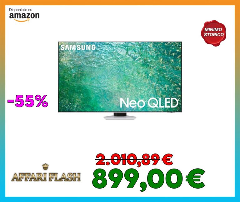 SAMSUNG TV 65″ QE65QN85CATXZT NEO QLED 4K, AI Upscaling, NeoSlim Design, Quantum Matrix Technology, Neural Quantum Processor, Dolby Atmos e OTS, Smart Hub, Bright Silver, Gaming Hub,