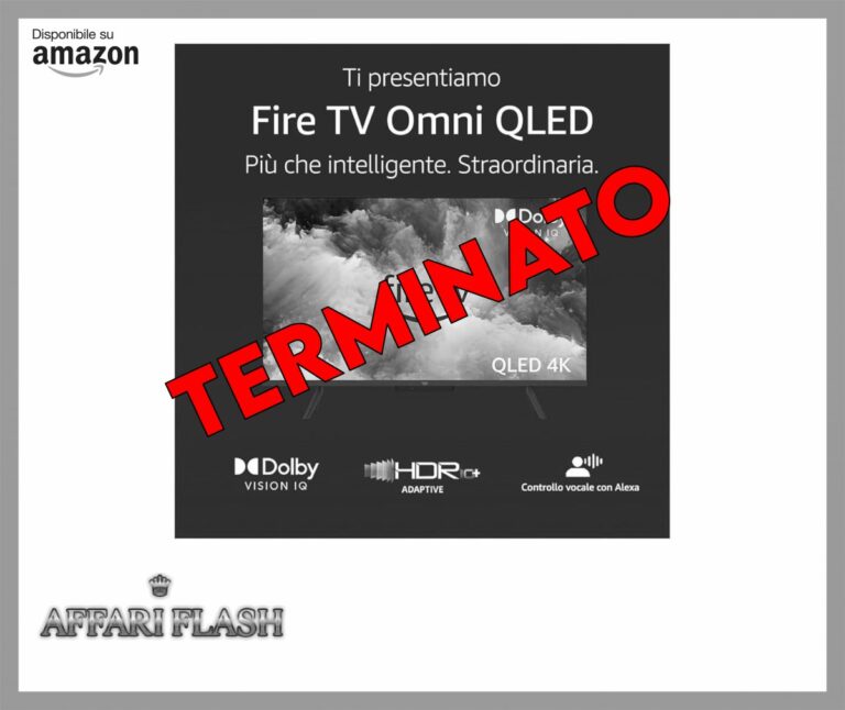 ️ Ti presentiamo Amazon Fire TV Serie Omni QLED | Smart TV 4K UHD, Dolby Vision IQ, comandi vocali con Alexa, 43