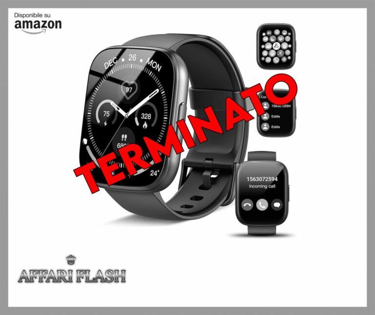 Poounur Smartwatch Uomo Donna con Effettua o Risposta Chiamate, 1.95″ Orologio Smartwatch Contapassi/Cardiofrequenzimetro/Sonno, 110+ Modalità Sportivo Fitness Tracker, IP68 Smart Watch Android iOS