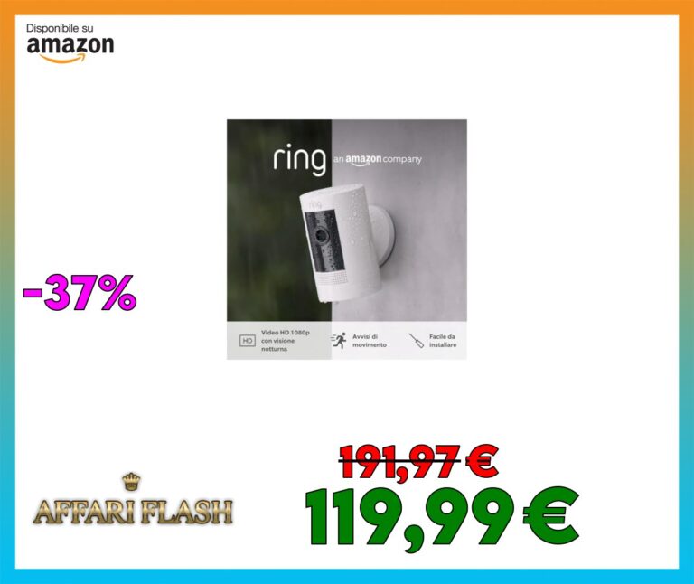 ️ Ring Videocamera esterna a batteria 2 pezzi (Stick Up Cam) + Videocamera interna (Indoor Cam 2a gen.) | Telecamere di sicurezza wifi HD con audio bidirezionale | Ring Home