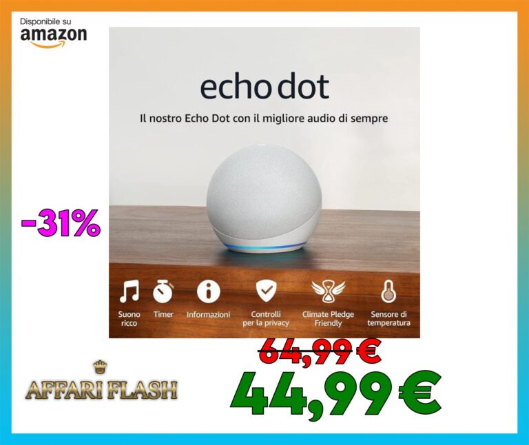 ️ Echo Dot (Ultimo modello) | Altoparlante intelligente Wi
