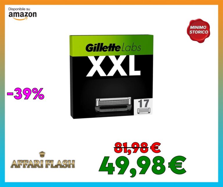 Gillette LABS LAMETTE DA BARBA