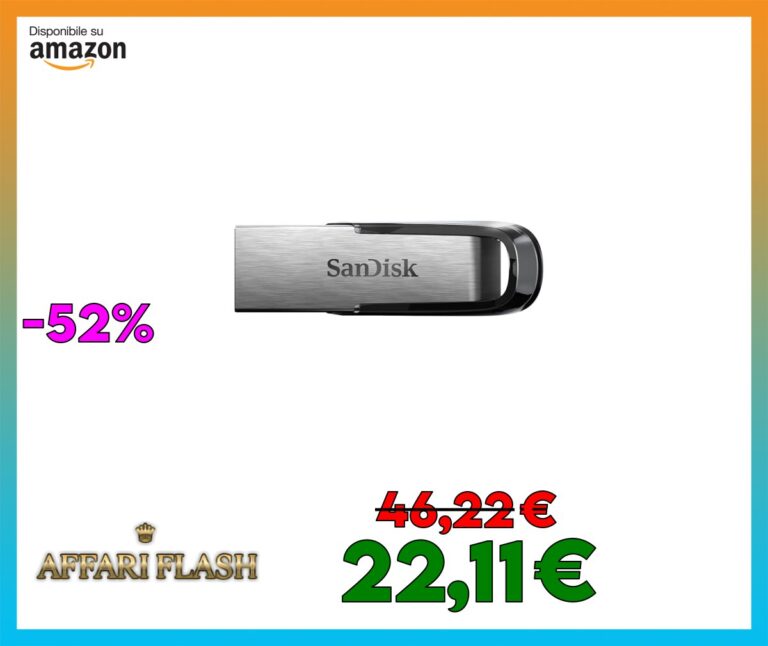 SanDisk Ultra Flair 256GB Unità Flash (chiavetta USB 3.0 velocità di lettura fino a 150 MB/s, Protezione di semplice utilizzo tramite password Rivestimento in Metallo, Resistente ed Elegante) Argento