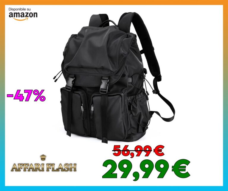 BJIAX Zaino per PC Portatile 17,3 Pollici, 35 Litri Impermeabile per Laptop, Notebook, Viaggio Ufficio Università