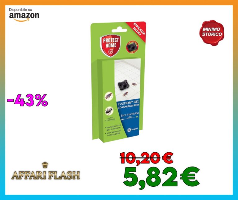 PROTECT HOME Fastion Gel Scarafaggi Box, Insetticida Gel Pronto all
