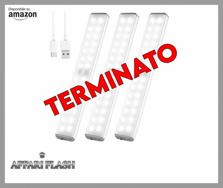 luci led cucina, 28 LED Luce per Armadio strisce led USB Sensore Di Movimento Per Interni, Ricaricabile Sotto Il Gabinetto Cucina Armadio Leggero Stick Luce Notturna Bar,Scale, Corridoio Confezion