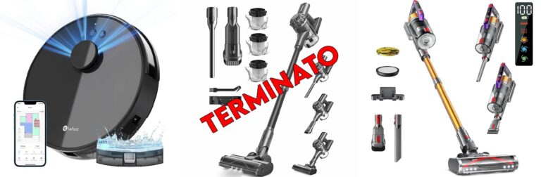 LEFANT M1 Robot Aspirapolvere Lavapavimenti con Mappatura,Navigazione LDS,4000 Pa