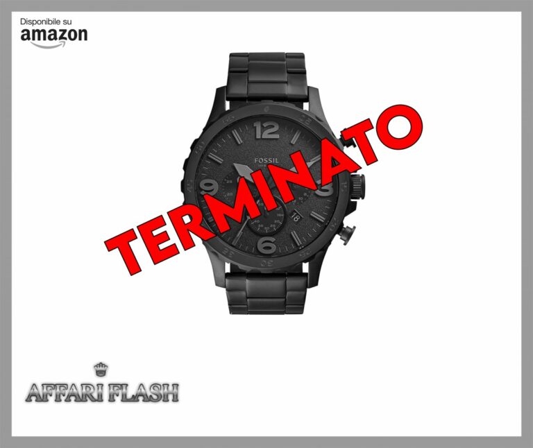 ️ Fossil Nate Watch for Men, Quartz Chronograph Movement with Stainless Steel or Leather Strap