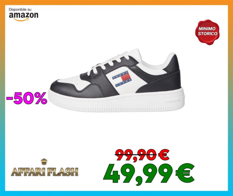 Tommy Jeans Women’s Tjw Retro Basket Ess En0en02505 Cupsole Sneaker