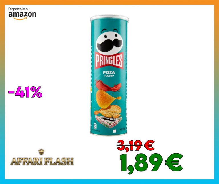 Pringles Pizza | Snack Salato al Gusto Pizza | Confezione Singola da 175g (1 x 175g)