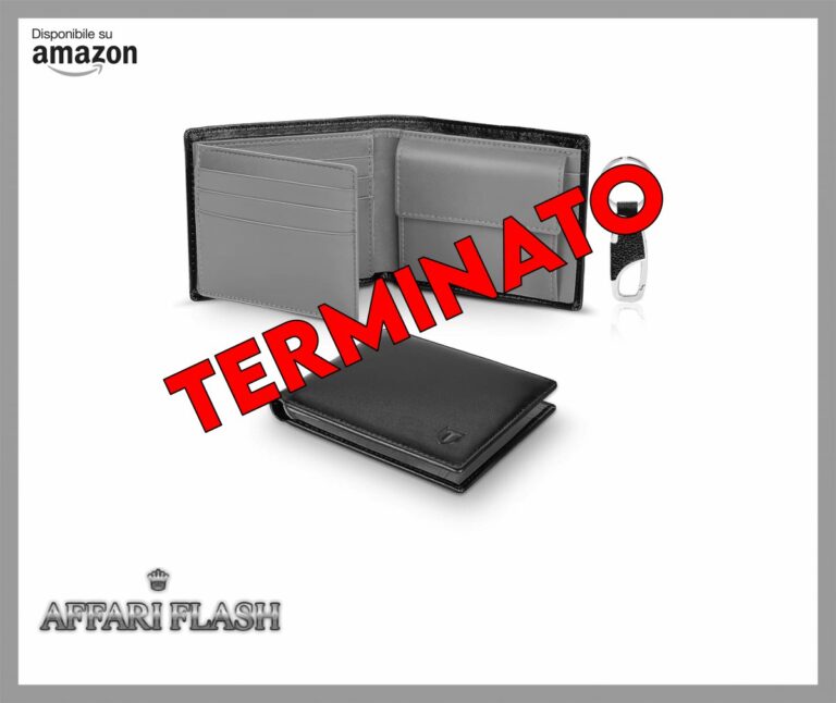 TEEHON® Portafoglio Uomo Slim Vera Pelle Blocco RFID, con Tasca Portamonete,2 Scomparti Banconote,10 Porta Carte di Credito, Portachiavi. Portafogli Piccolo Sottile