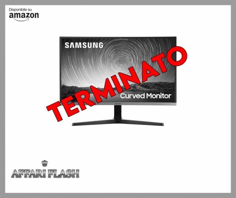 SAMSUNG Monitor CR50 (C27R502), Curvo (1800R), 27″, 1920×1080 (Full HD), VA, 60 Hz, 4 ms, FreeSync, HDMI, D