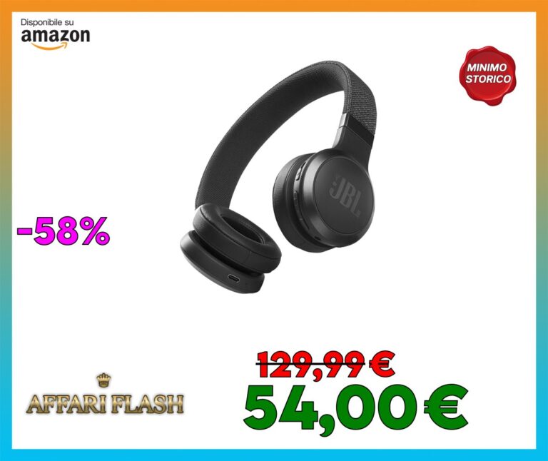 JBL LIVE 460 NC, Cuffie On