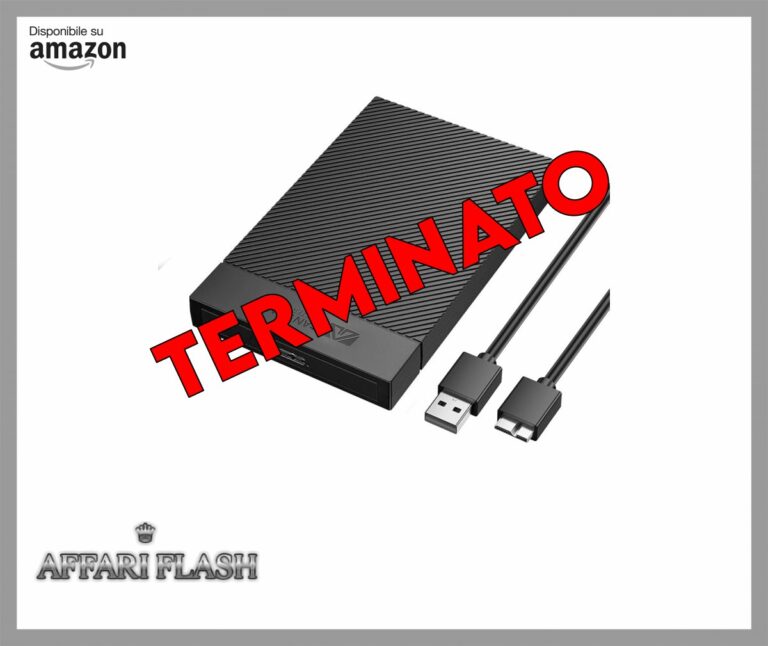 Contenitore per Disco Rigido da 2,5 Pollici Contenitore per Disco Rigido USB 3.0 con Cavo USB 3.0 Senza Strumenti per 2 SSD SATA da 5 Pollici e HDD in Altezza 9,5 mm 7 mm, UASP e Trim Supportati