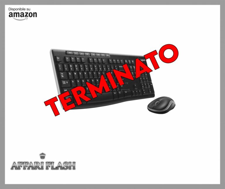 Logitech MK270 Combo Tastiera e Mouse Wireless per Windows, 2,4 GHz Compatto, 8 Tasti Multimediali e di Scelta Rapida, Durata della Batteria 2 anni, PC, Laptop, Italiano QWERTY