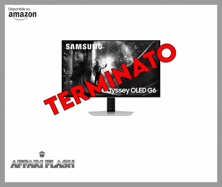SAMSUNG Monitor Gaming Odyssey OLED G6 (S27DG612SU), Flat, 27”, 2560×1440 (QHD), 16