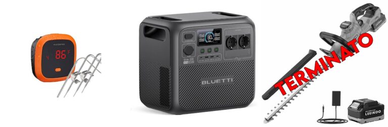 INKBIRD Termometro Carne Bluetooth Impermeabile con 4 Sonde,Telecomando Ricaricabile
