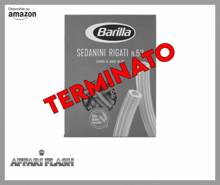 Barilla Pasta Sedanini Rigati di Grano Duro, 500g
