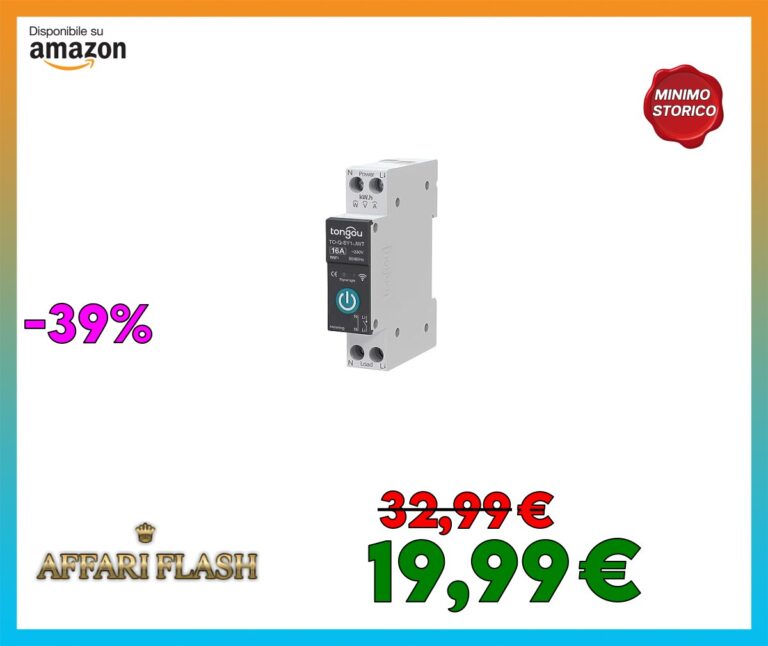 Interruttore su Guida DIN Interruttore Smart WIFI Telecomando per Telefono Cellulare Senza Fili 4 Modalità di Temporizzazione Funzione per Elettrodomestici Adatto per la Casa Intelligente 16A