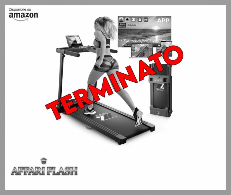 ️ YM Tapis Roulant Elettrico Salvaspazio 14 km/h NEXT 2000 PRO, Motore 2HP (Picco 3,5HP), Brand Italiano, Ampia Superfice Corsa, Telaio rinforzato, APP Kinomap BitGym Zwift, Pieghevole, Assistenza ITA