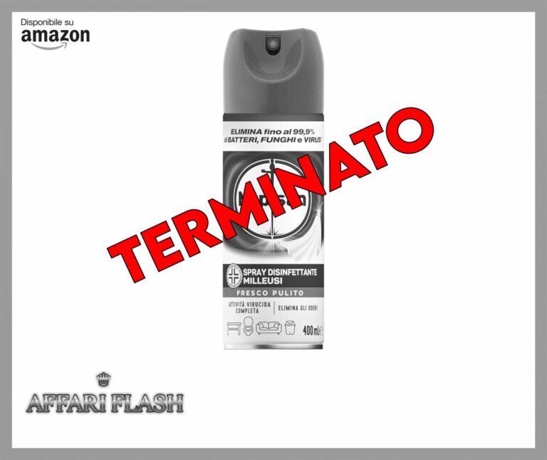 Napisan Spray Disinfettante Milleusi, Disinfettante Spray per Tessuti e Superfici, Fragranza Fresco Pulito, 1 Spray da 400ml