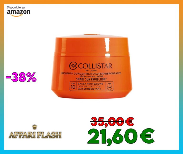 Collistar Unguento Concentrato Superabbronzante SPF 10, Per un’abbronzatura estremamente rapida e intensa, Water Resistant, 150ml