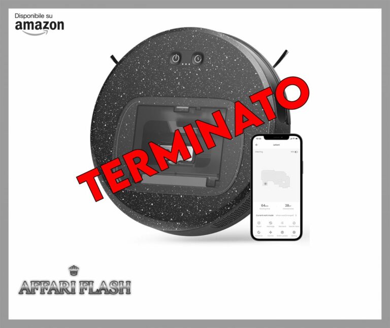 LEFANT Robot Aspirapolvere F1 con 5000 Pa, 28×6,9 cm Super Sottile,250 Minuti di Autonomia, Contenitore per la Polvere Visibile da 600 ml,Aspirapolvere Robot Ideale per Peli di Animali Domestici