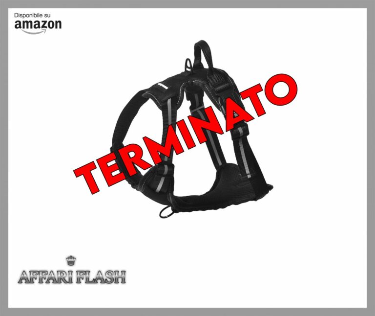 Amazon Basics Pettorina a gilet per cani regolabile, anti