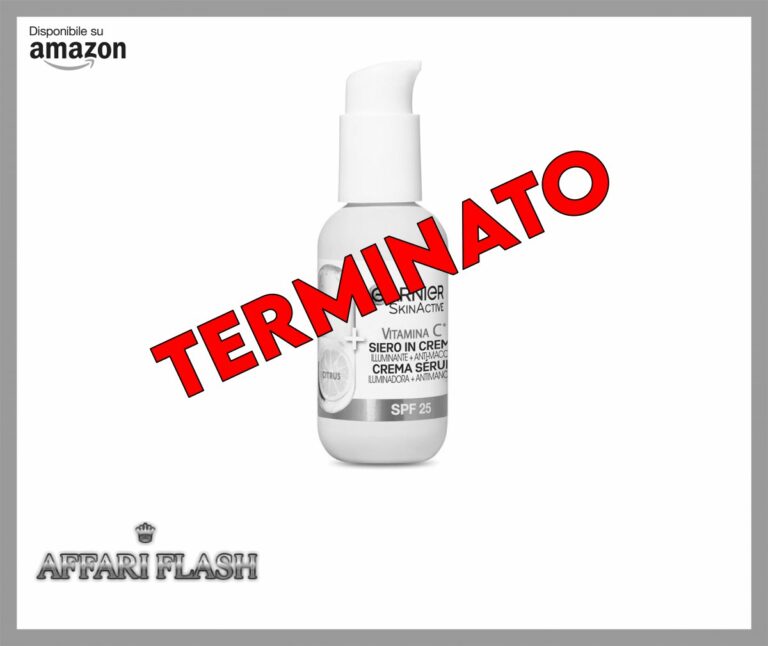 Garnier Siero in Crema Vitamina C SkinActive, 2 in 1 Siero Vitamina C e Crema Idratante SPF25, Anti
