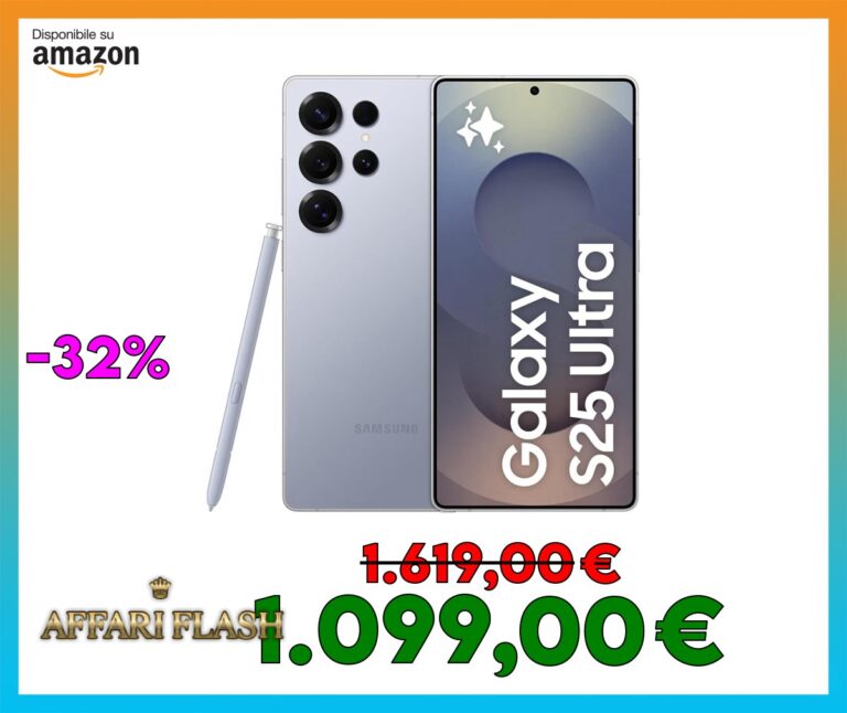 Samsung Galaxy S25 Ultra Smartphone AI, 3 anni di Garanzia del produttore, Display 6.9” QHD+ Dynamic AMOLED 2X, Fotocamera 200MP, RAM 12GB, 512GB, 5.000 mAh, Titanium Silverblue [Versione italiana]