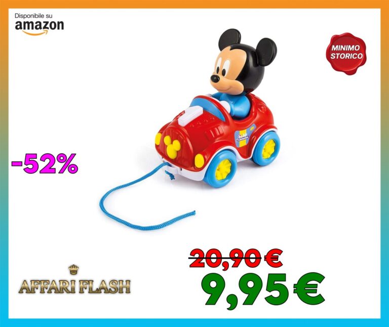 Clementoni Baby Mickey Macchina Trainabile, 17208
