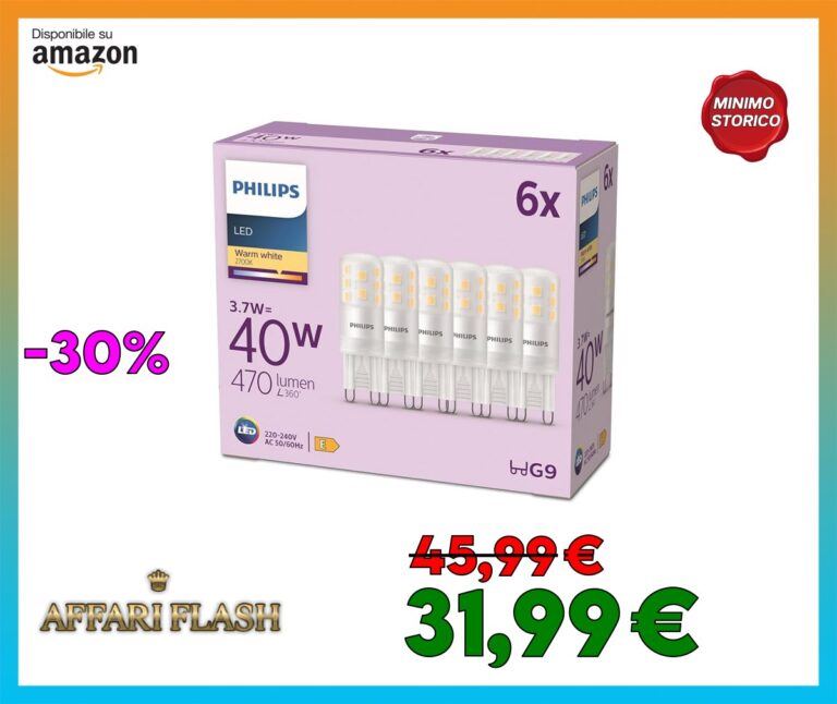 Philips Lighting LED 40W G9 WW ND 6CT/6 EC