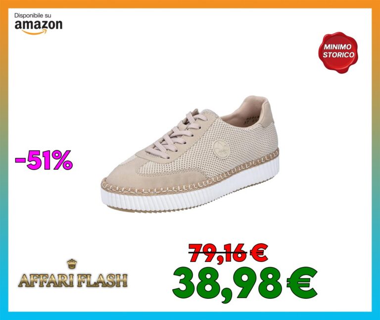 Rieker M2912, Sneaker Low Donna