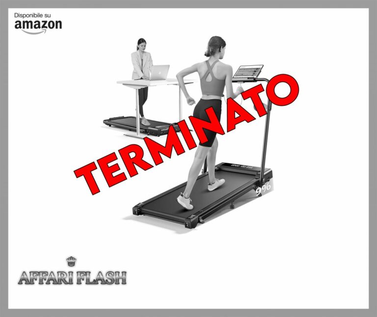 ️ Tapis Roulant Elettrico Pieghevole 12 km/h, 4 in 1 Tapis Roulant con Inclinazione, App, Telecomando e Doppio Display LED, Design Salvaspazio per Casa e Ufficio, Nessuna Installazione Richiesta