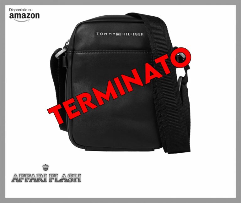 Tommy Hilfiger Borsa a Tracolla Uomo TH City Mini Reporter Piccola