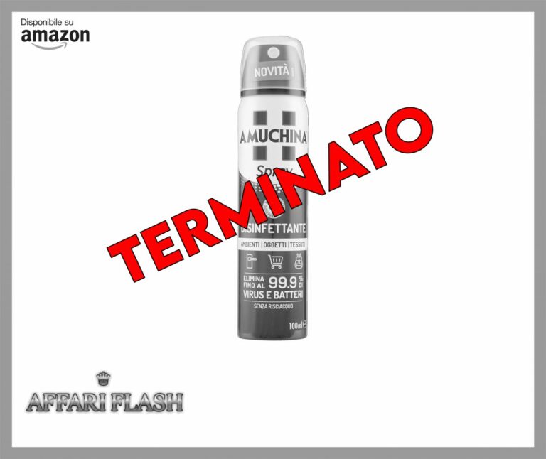 Amuchina Spray Disinfettante Virucida per Ambienti, Oggetti e Tessuti, 100 ml