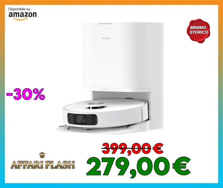 DREAME L10 Prime Robot Aspirapolvere con Sollevamento del Mocio da 7 mm, Mocio Autopulente, Navigazione LDS, Aspirazione 4000Pa, Mappatura 3D, WiFi/APP/Alexa
